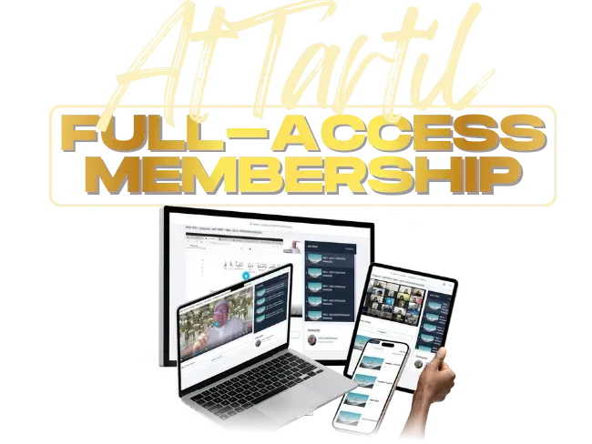 AtTartil Full-Access Membership shown across desktop, tablet, and mobile devices