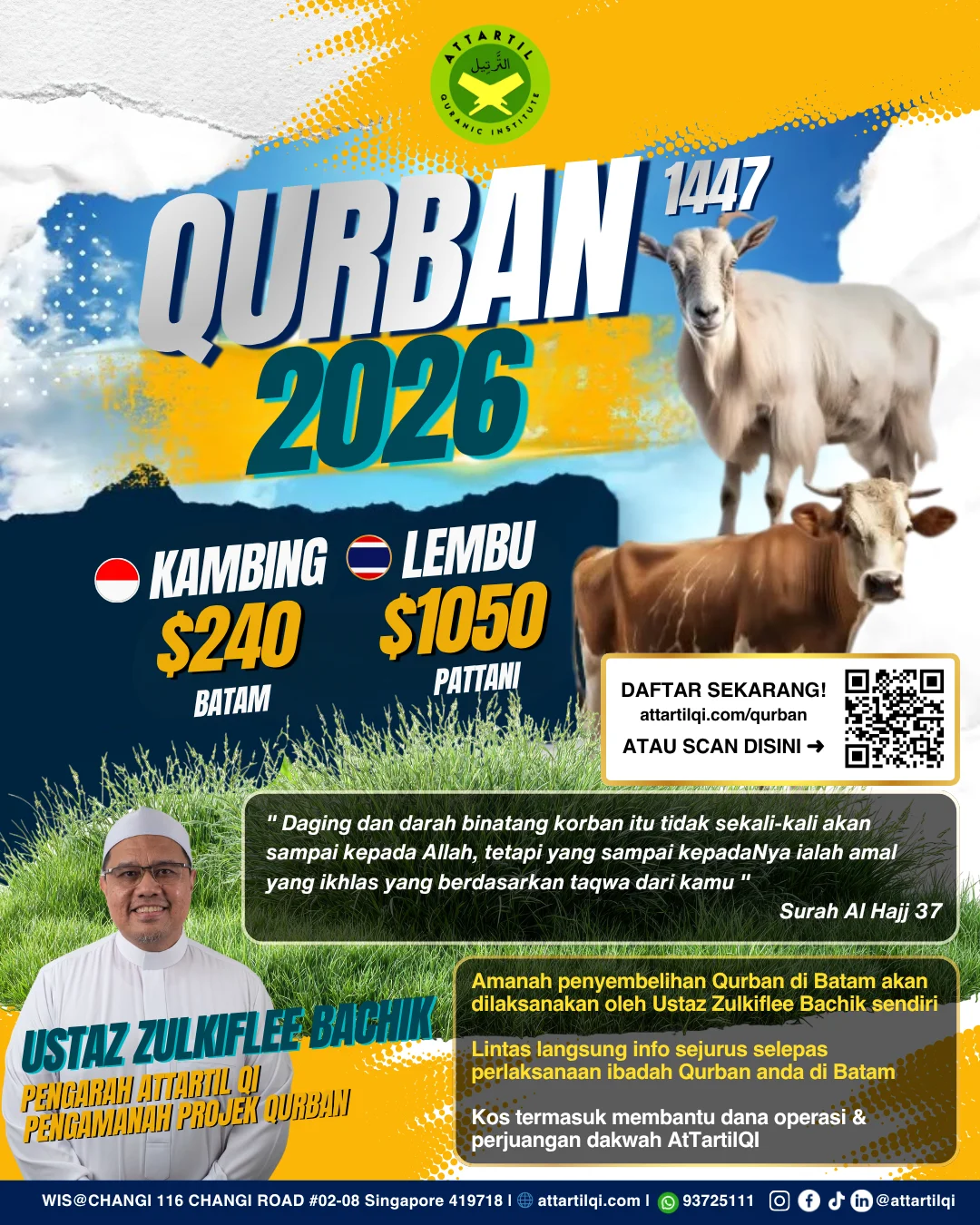 Qurban with AtTartilQI 2026 / 1447 poster